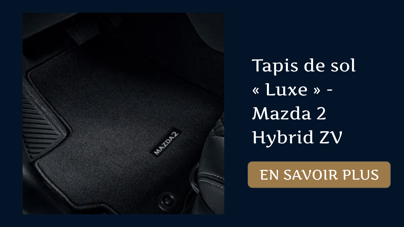 accessoires-mazda_Tapis de sol « Luxe » - Mazda 2 Hybrid ZV